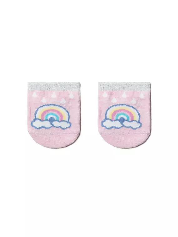 Носки детские conte-kids active (ультракороткие) 328 cветло-розовый, 17С-63СП, 12, CONTE-KIDS,  - 1