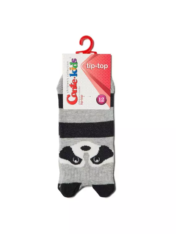 Носки детские conte-kids tip-top (мордашки) 317 серый, 17С-59СП, 18, CONTE-KIDS,  - 3