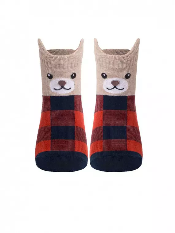 Носки детские tip-top (мордашки) 322 темно-синий-красный, 17С-59СП, 22, CONTE-KIDS,  - 2