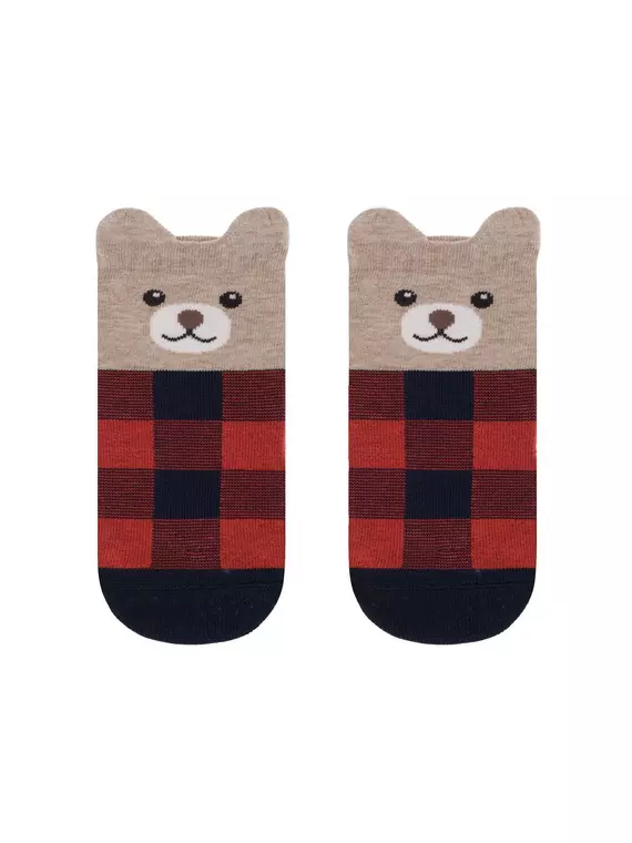 Носки детские tip-top (мордашки) 322 темно-синий-красный, 17С-59СП, 22, CONTE-KIDS,  - 1