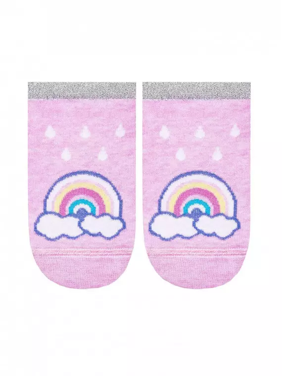 Носки детские active (ультракороткие) 328 cветло-розовый, 17С-87СП, 14, CONTE-KIDS,  - 1