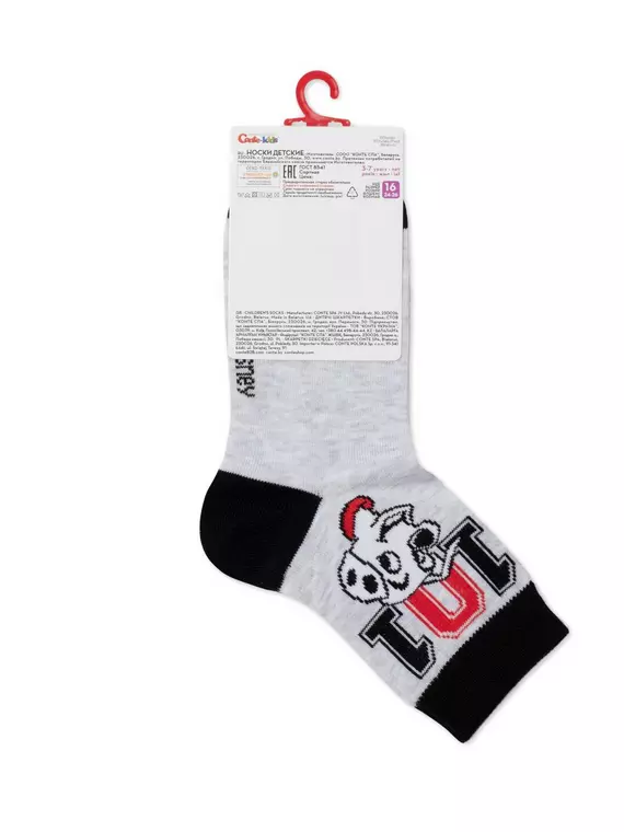 Носки детские conte-kids ©disney 679 светло-серый, 17С-126СПМ, 18, CONTE-KIDS,  - 3