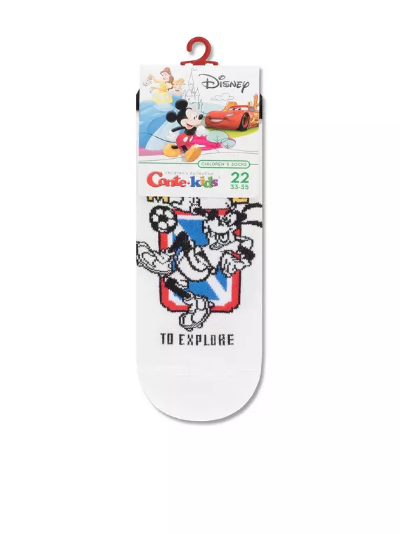Носки детские ©disney (ультракороткие) 369 белый, 17С-171СПМ, 20, CONTE-KIDS,  - 3