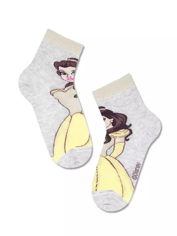 Носки детские ©disney "принцессы" 387 светло-серый, 17С-138СПМ, 16, CONTE-KIDS,  - 2
