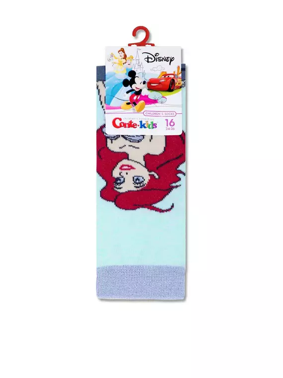 Носки детские ©disney "принцессы" 385 бледно-бирюзовый, 17С-138СПМ, 16, CONTE-KIDS,  - 3