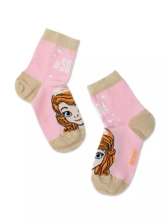 Носки детские ©disney "принцессы" 592 светло-розовый, 17С-138СПМ, 20, CONTE-KIDS,  - 2