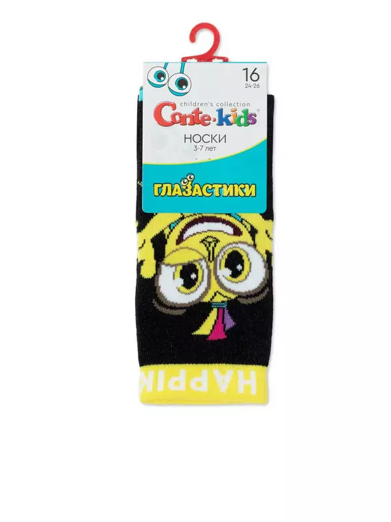 Носки детские conte-kids «глазастики» 621 черный, 21С-9СП, 16, CONTE-KIDS,  - 2