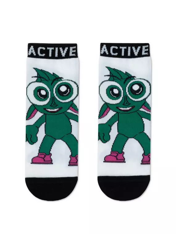 Носки детские conte-kids «глазастики» 620 белый, 21С-9СП, 20, CONTE-KIDS,  - 1