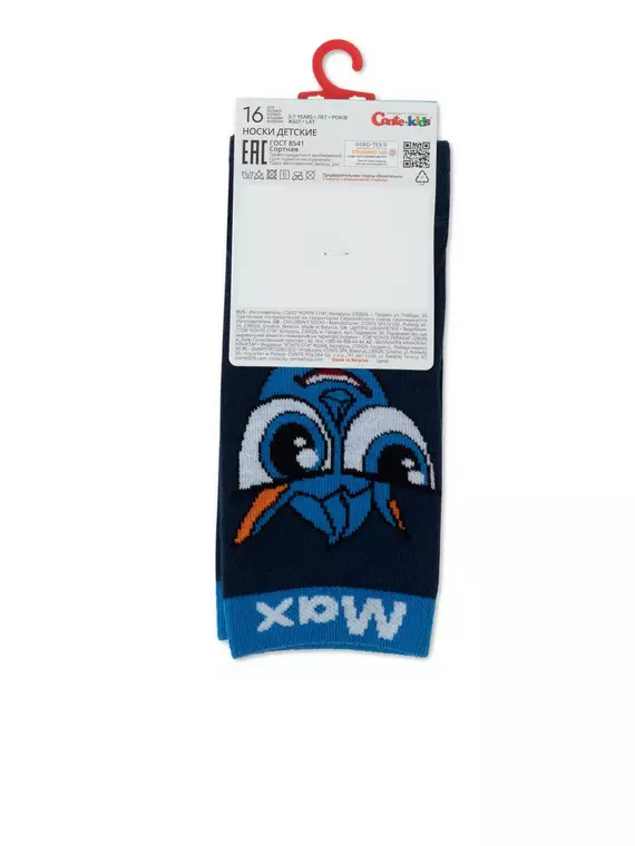 Носки детские conte-kids «глазастики» 617 темно-синий, 21С-9СП, 16, CONTE-KIDS,  - 3