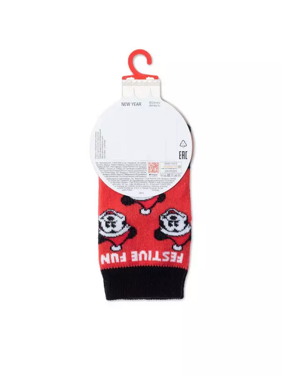 Новогодние детские носки new year ©disney 648 красный, 21С-64СПМ, 10, CONTE-KIDS,  - 3