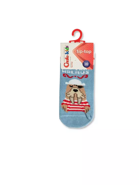 Носки детские антискользящие conte-kids tip-top 471 светло-голубой, 7С-54СП, 10, CONTE-KIDS,  - 2