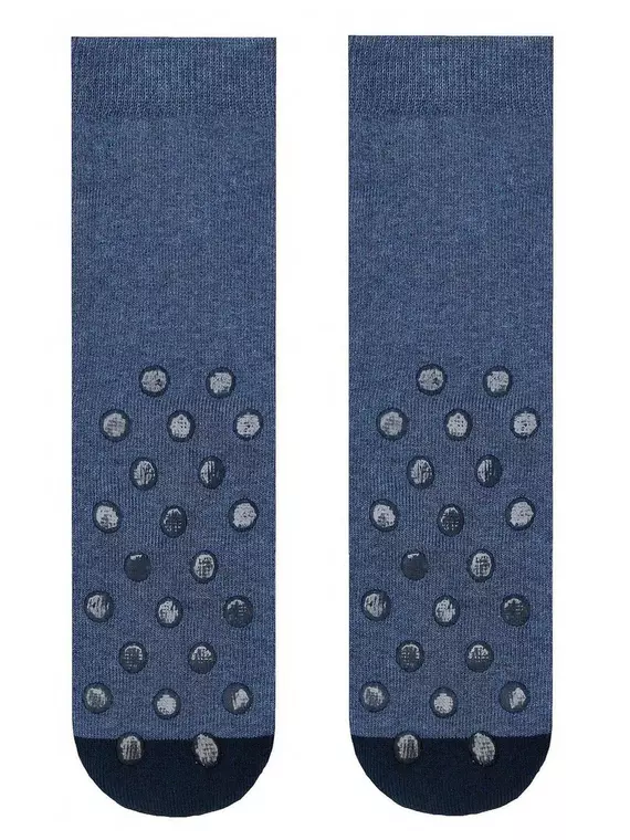 Носки детские веселые ножки (махровые, антискользящие) 291 джинс, 17С-45СП, 20, CONTE-KIDS,  - 4