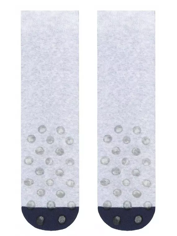 Носки детские веселые ножки (махровые, антискользящие) 294 светло-серый, 17С-45СП, 18, CONTE-KIDS,  - 4