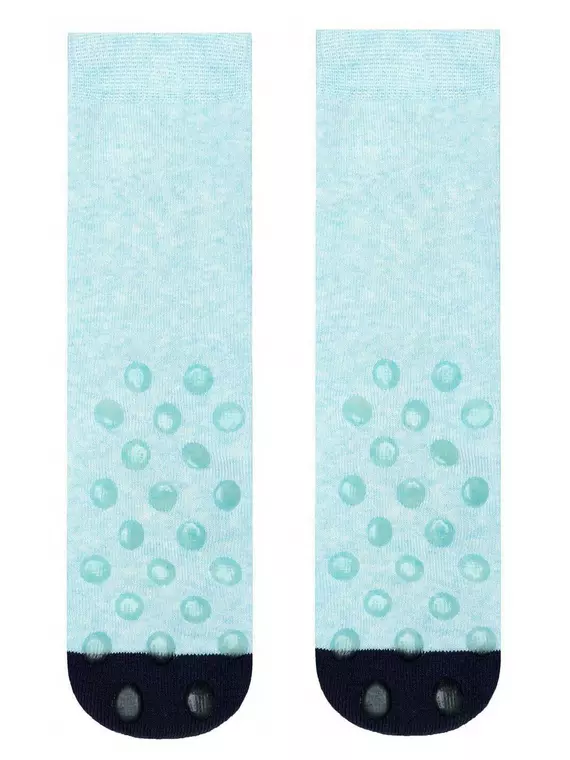 Носки детские веселые ножки (махровые, антискользящие) 293 бледно-бирюзовый, 17С-45СП, 18, CONTE-KIDS,  - 4