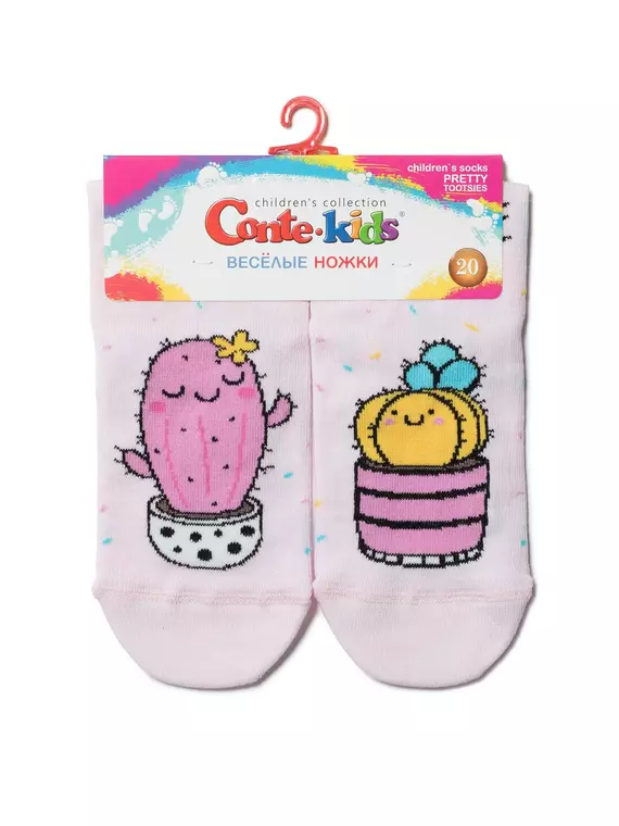 Носки детские веселые ножки 476 cветло-розовый, 17С-10СП, 20, CONTE-KIDS,  - 2