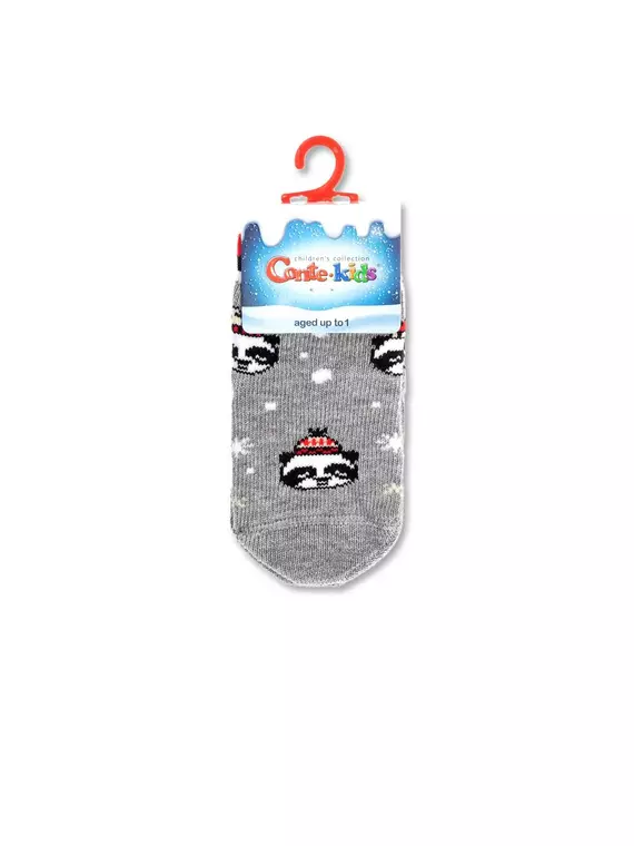 Носки детские новогодние «xmas panda» conte-kids 518, 19С-87СП, 11-12, CONTE-KIDS,  - 2