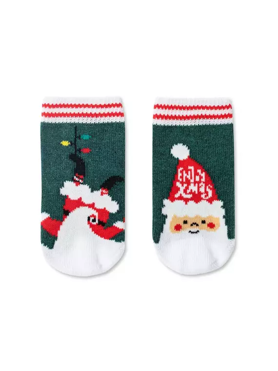 Носки детские новогодние «enjoy xmas» conte-kids 522, 19С-87СП, 9-10, CONTE-KIDS,  - 1