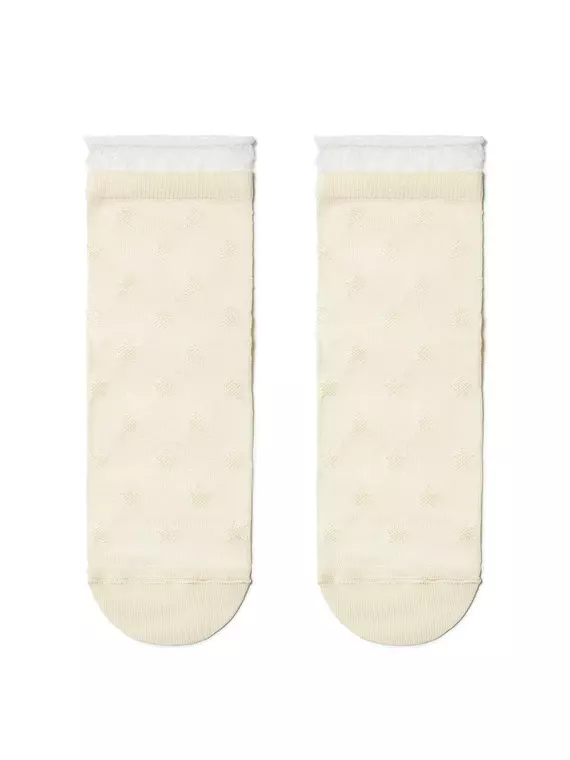 Носки детские tip-top из вискозы с рисунками 491 кремовый, 19С-178СП, 22, CONTE-KIDS,  - 1