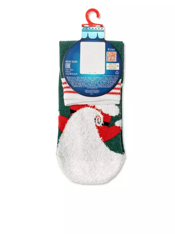 Носки детские новогодние с пушистой нитью «enjoy xmas» conte-kids 522, 20С-66СП, 20-22, CONTE-KIDS,  - 3
