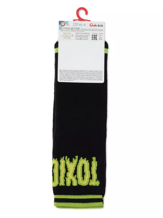 Носки детские махровые sof-tiki "toxic" 595 салатовый, 21С-13СП, 20, CONTE-KIDS,  - 3