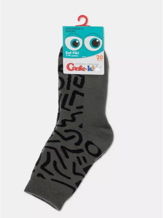 Носки детские махровые sof-tiki "hieroglyphs" 594 хаки, 21С-13СП, 20, CONTE-KIDS,  - 3