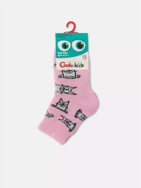 Носки детские махровые sof-tiki "cats" 599 cветло-розовый, 21С-13/1СП, 14, CONTE-KIDS,  - 3