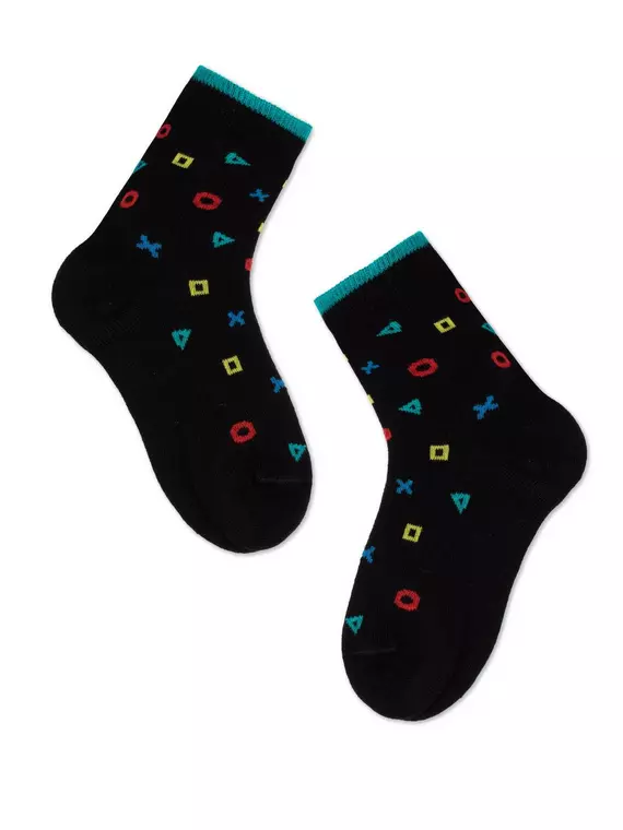 Носки детские esli с рисунками "symbol" 638 черный, 21С-90СПE, 14, ESLI,  - 1