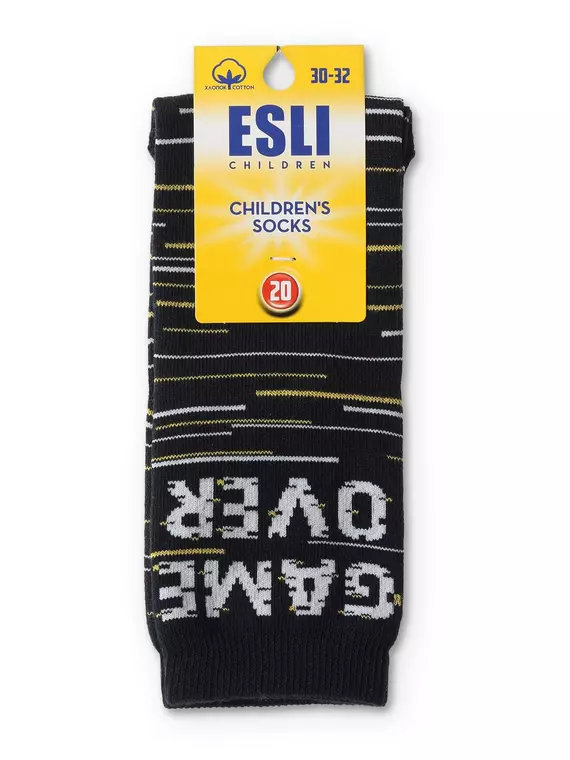 Носки детские esli с рисунками "game over" 690 темно-синий, 21С-90СПE, 22, ESLI,  - 2