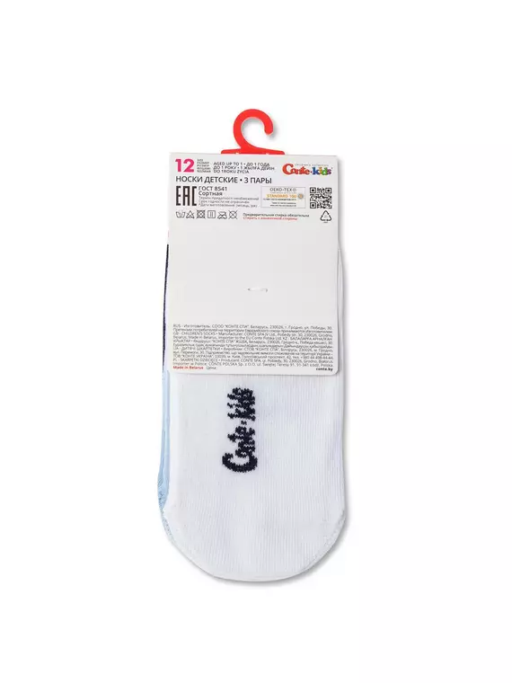 Хлопковые детские носки tip-top (3 пары) 731 ассорти, 5С-11СП, 14, CONTE-KIDS,  - 6