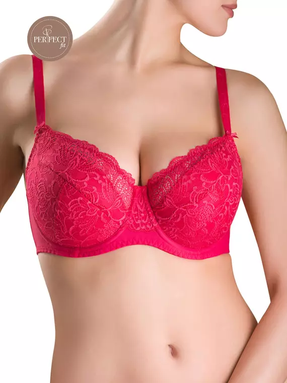 Бюстгальтер c чашками на дубляже с хлопком city style rb5015 брусника, 16С-0037КСП, 80B, CONTE ELEGANT,  - 2