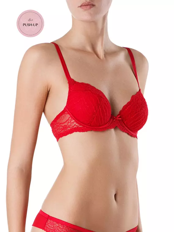 Бюстгальтер romantique rb2031 красный, 16С-0080КСП, 80A, CONTE ELEGANT,  - 1