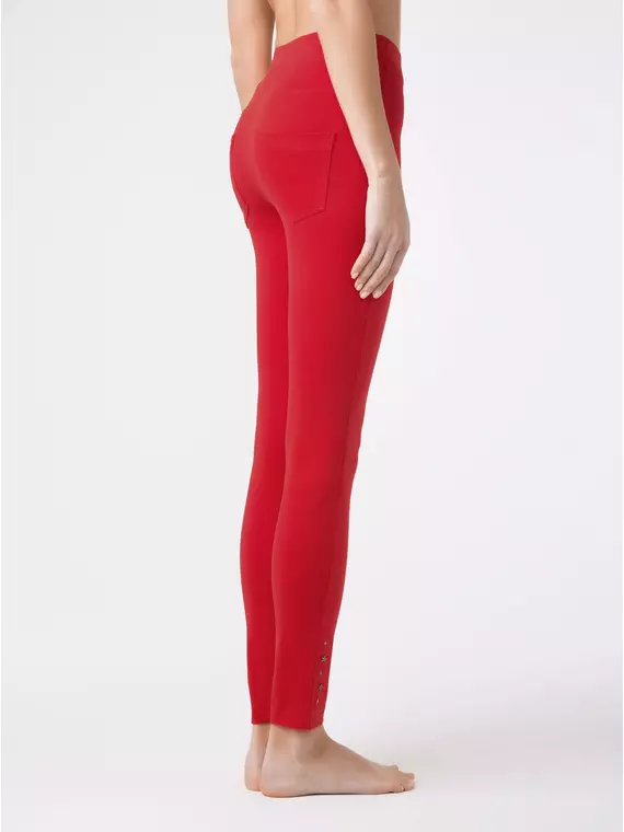 Джеггинсы с металлическим декором vegas risky red, 18С-691ТСП, 164-94/S, CONTE ELEGANT,  - 2