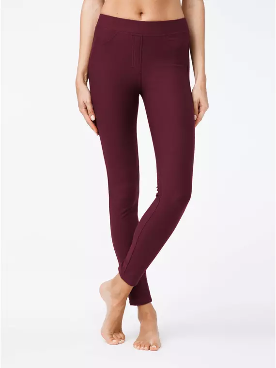 Экстрамягкие джеггинсы с высокой посадкой и термоэффектом windy port royal, 18С-558ТСП, 164-90/XS, CONTE ELEGANT,  - 1