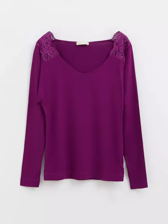 Джемпер женский esli ld 373 пурпурный, 12С-488ДСП, 158,164-84, ESLI,  - 1