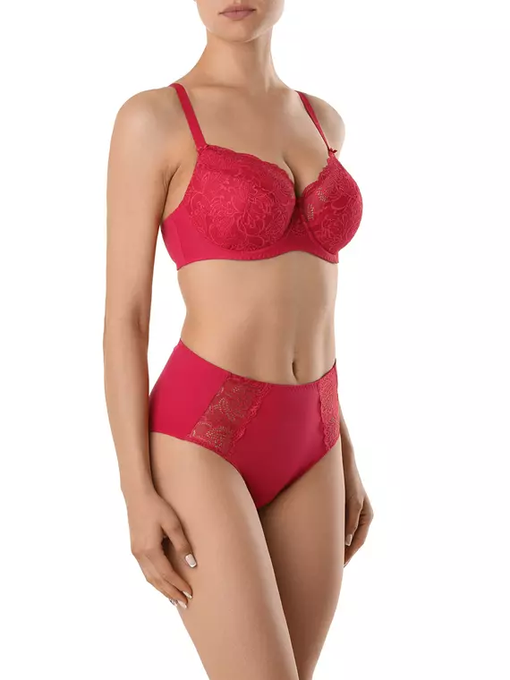 Бюстгальтер c чашками на дубляже с хлопком city style rb5015 брусника, 16С-0037КСП, 80B, CONTE ELEGANT,  - 3