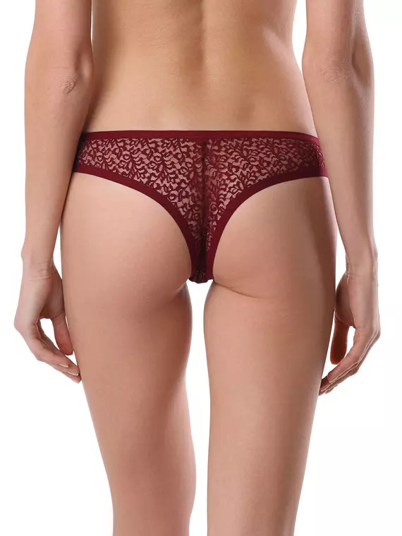Трусы женские conte "танга" tatouage rp6041 бордо, 16С-0070КСП, 94/S, CONTE ELEGANT,  - 2