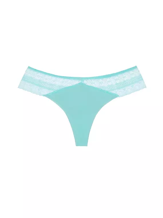 Трусы женские conte "стринг" macramer art lst 776 (в коробке) mentol, 17С-461ТСП, 90/XS, CONTE ELEGANT,  - 3