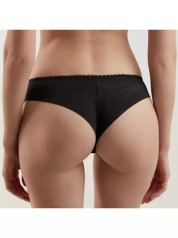 Трусы женские «танга» с низкой посадкой pin up tp6102 черный, , 106/XL, CONTE ELEGANT, - 2