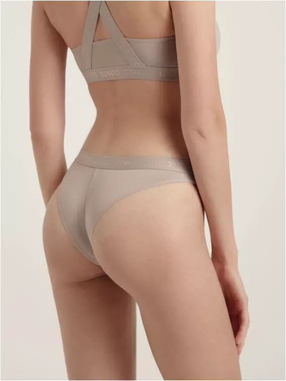 Трусы женские «бразилиана» из бамбука new luxuries lbr 1331 cappuccino, , 94/S, CONTE ELEGANT, - 2