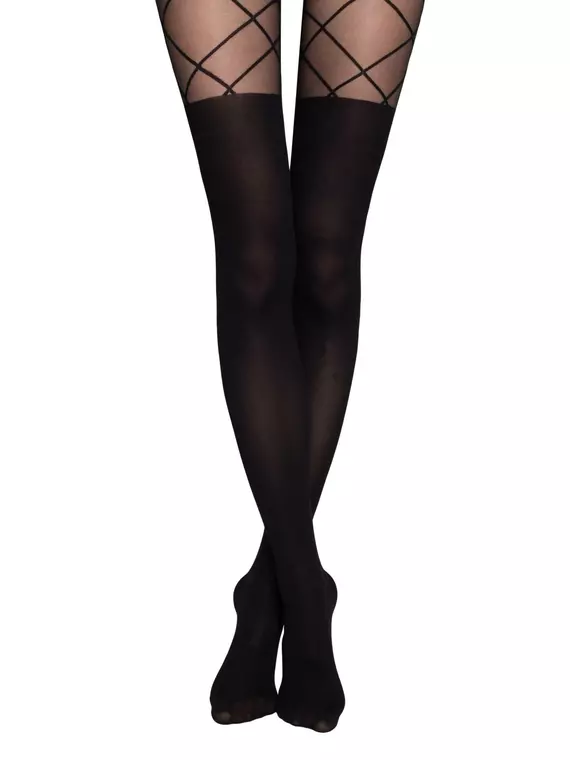 Колготки с имитацией гольфинов conte concept nero, 21С-3СП, 2, CONTE ELEGANT,  - 2