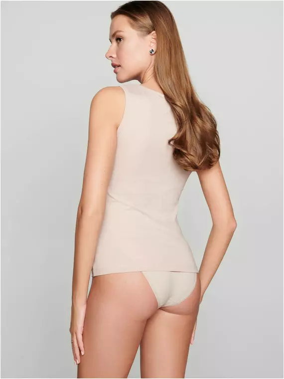 Майка женская comfort lm 566 натуральный, 16С-145ТСП, 170,176-88/S, CONTE ELEGANT,  - 2