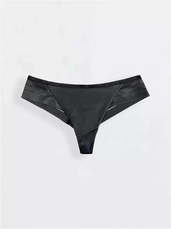 Трусы женские conte "танга" sport glam rp6028 черный, 17С-0010КСП, 90/XS, CONTE ELEGANT,  - 2