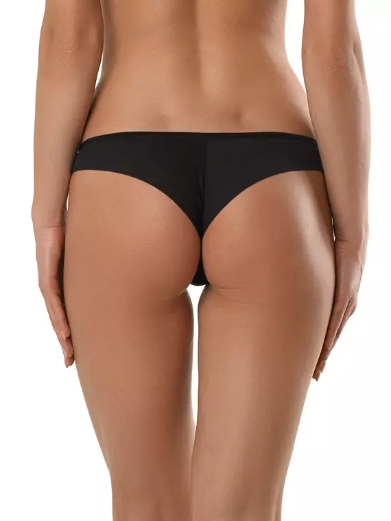 Трусы женские conte "танга" romantique rp6030 черный, , 94/S, CONTE ELEGANT, - 2