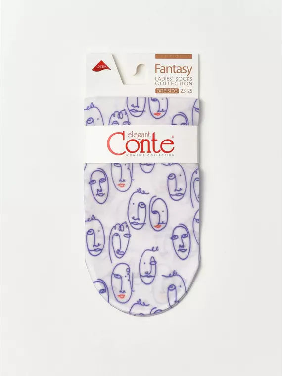 Носки женские conte fantasy с рисунком 763 mix, 20С-102СП, 36-39 (23-25), CONTE ELEGANT,  - 4