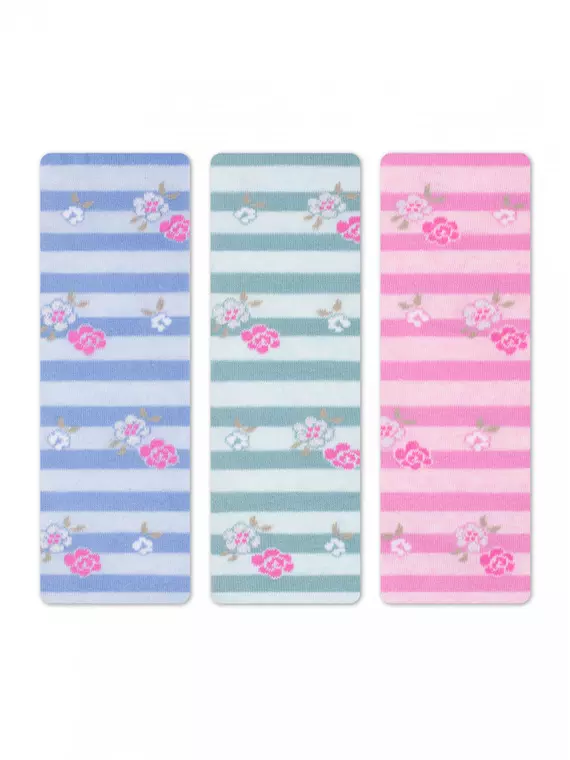 Детские колготки tip-top 409 серо-бирюзовый, 7С-78СП, 116-122 (18), CONTE-KIDS,  - 2