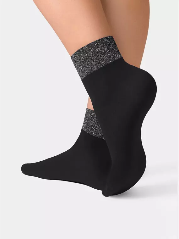 Носки женские conte fantasy (люрекс) 16с-128сп nero, 16С-128СП, 36-39 (23-25), CONTE ELEGANT,  - 2
