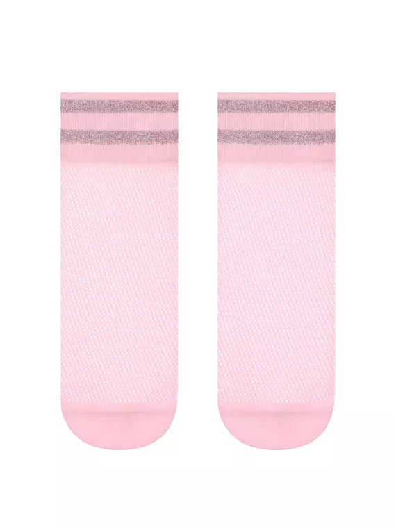 Носки женские conte fantasy (короткие, люрекс)  132 light pink, 17С-122СП, 36-39 (23-25), CONTE ELEGANT,  - 2
