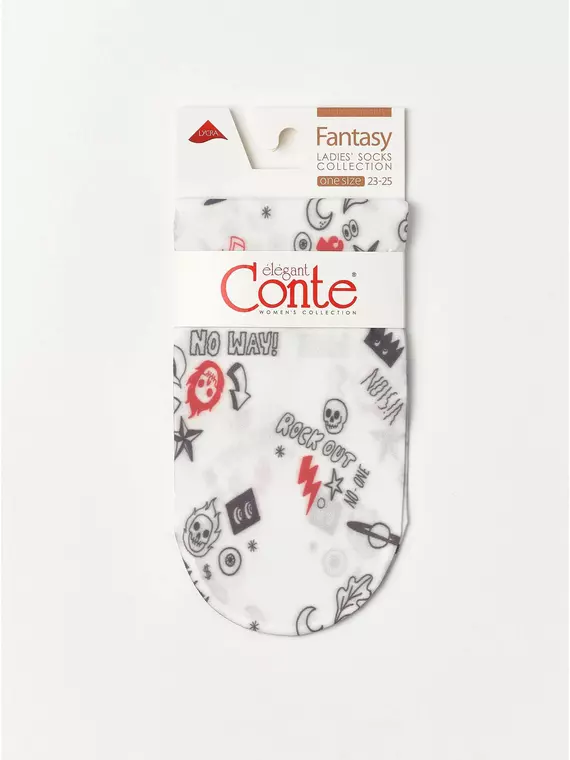Носки женские conte fantasy с рисунком 760 mix, 20С-102СП, 36-39 (23-25), CONTE ELEGANT,  - 4