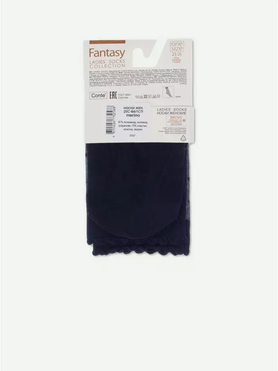 Носки женские conte fantasy 20с-84/1сп marino, 20С-84/1СП, 36-39 (23-25), CONTE ELEGANT,  - 3