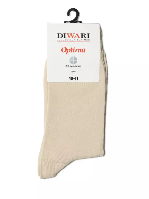 Носки мужские diwari optima all seasons 000 бежевый, 7С-43СП, 44-45 (29), DIWARI,  - 2